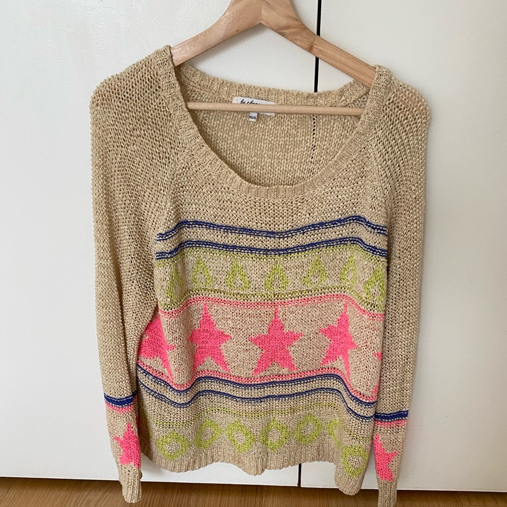 By Chance star Sweater SizeXS